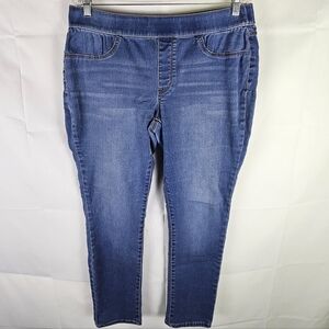 Sonoma Pull-On Jeans Jeggings Size 14 Casual Denim Streetwear Western Stretch